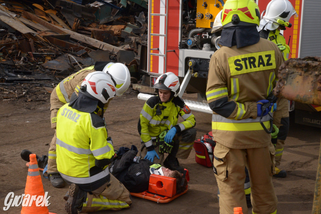 Tarnowskie Góry - katastrofa kolejowa (symulacja)