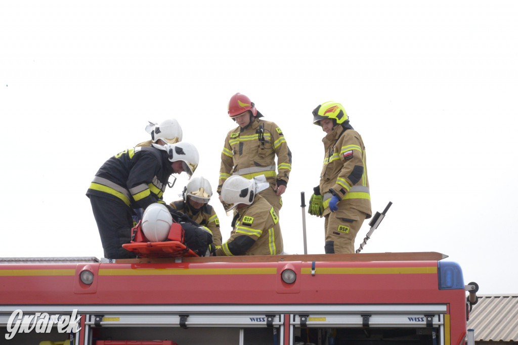 Tarnowskie Góry - katastrofa kolejowa (symulacja)