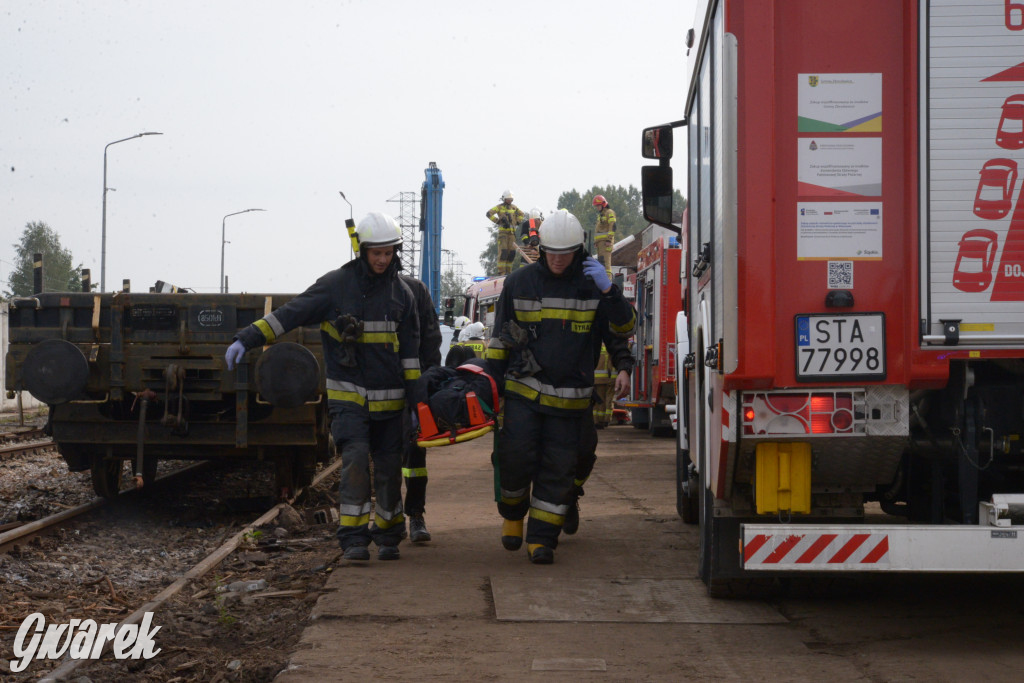 Tarnowskie Góry - katastrofa kolejowa (symulacja)
