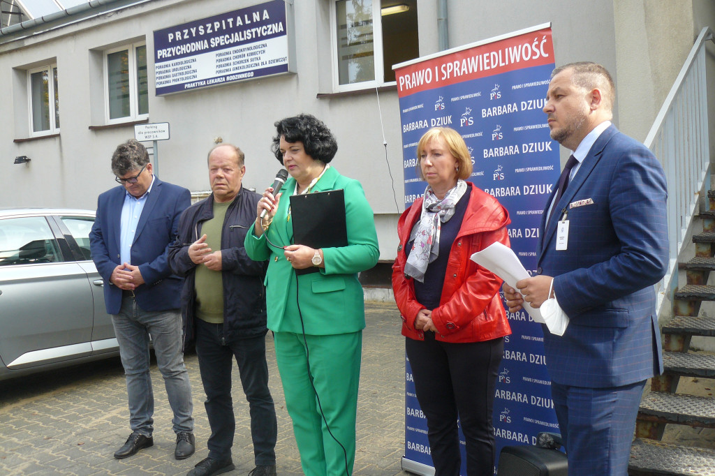 Konferencja w sprawie przychodni przy Opolskiej