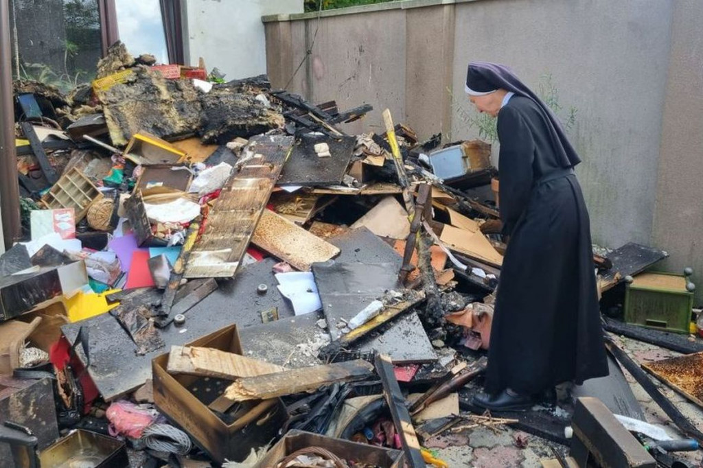 Spłonęła parafialna ochronka