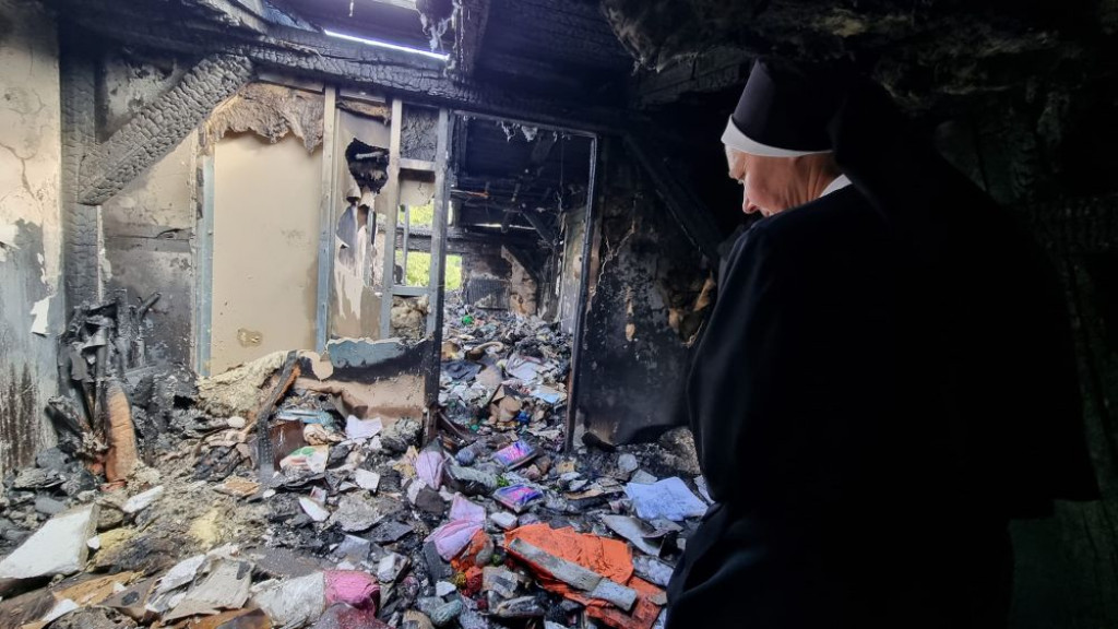 Spłonęła parafialna ochronka