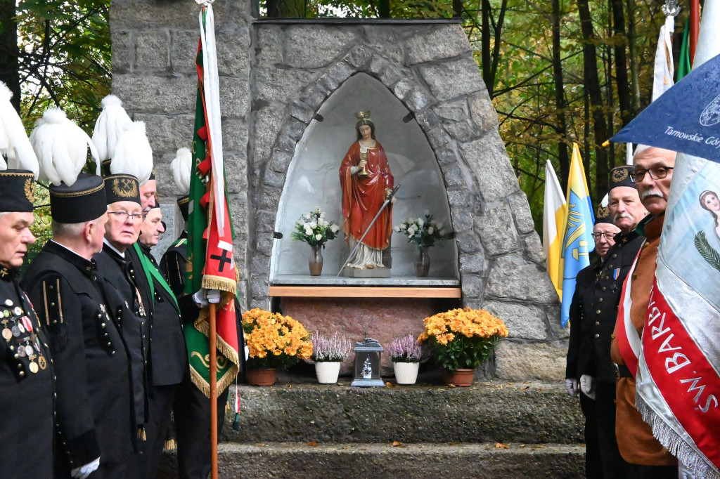 Figura świętej Barbary wróciła na swoje miejsce