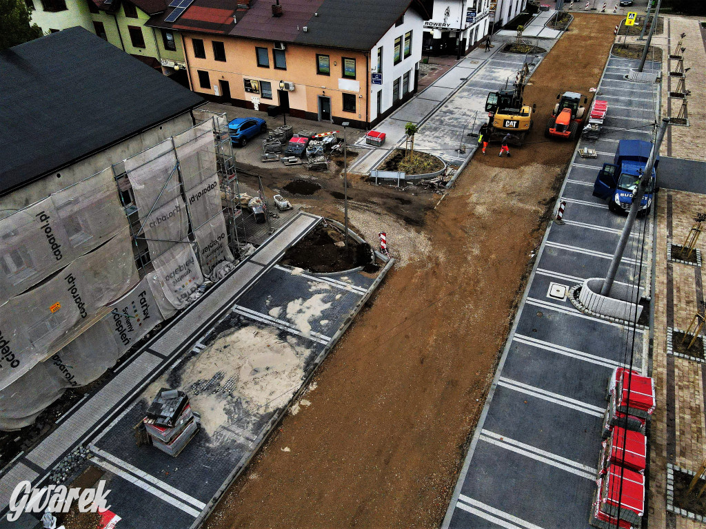 Kalety, ul. 1 Maja. Remont na ostatniej prostej