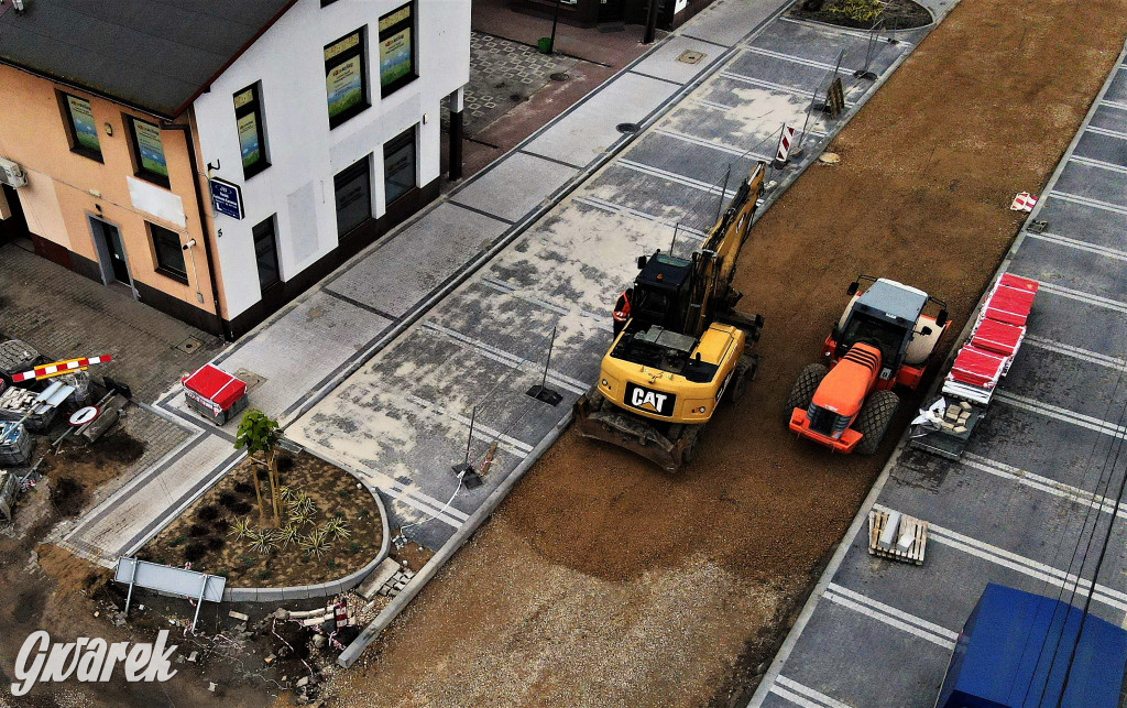 Kalety, ul. 1 Maja. Remont na ostatniej prostej