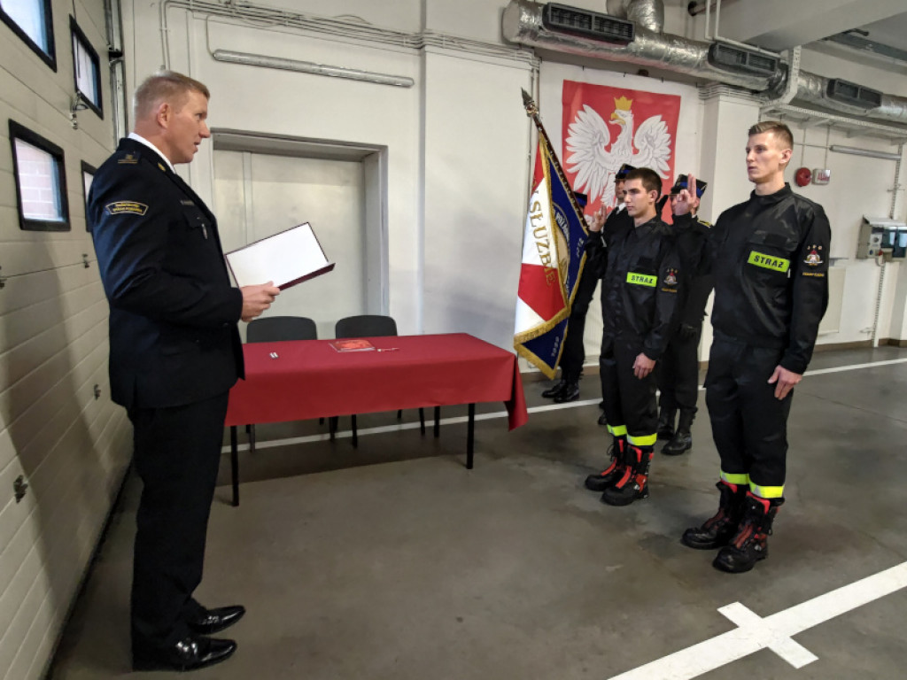 Uroczysta zbiórka piekarskich strażaków