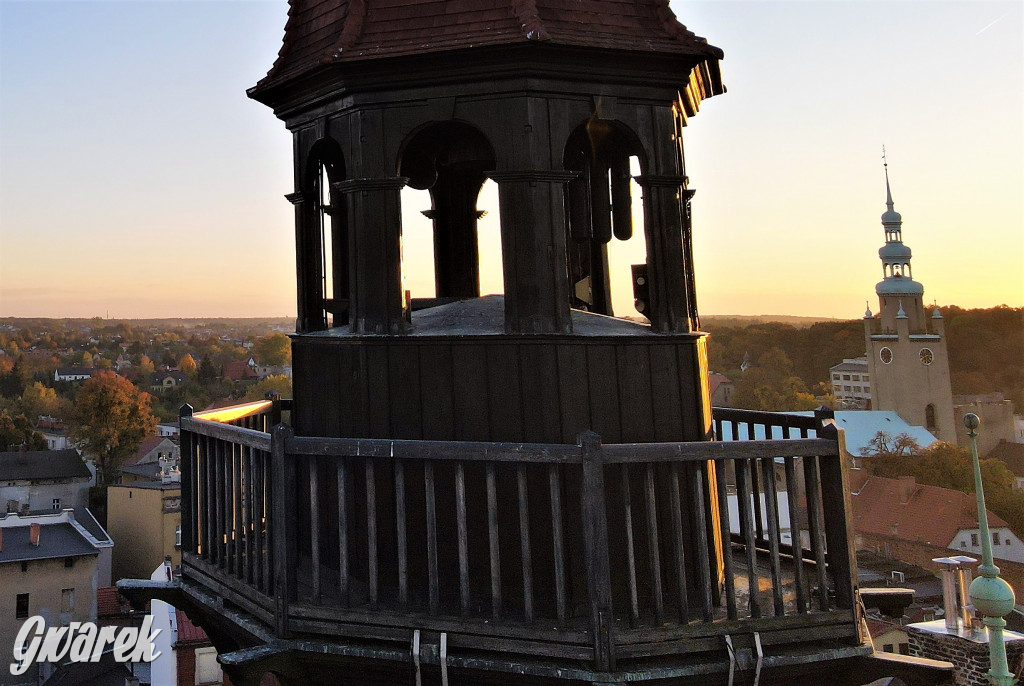 Tarnowskie Góry. Widok z wysokości wieży ratusza