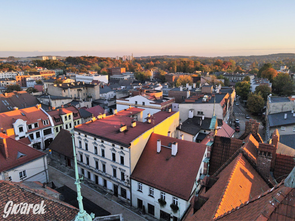 Tarnowskie Góry. Widok z wysokości wieży ratusza