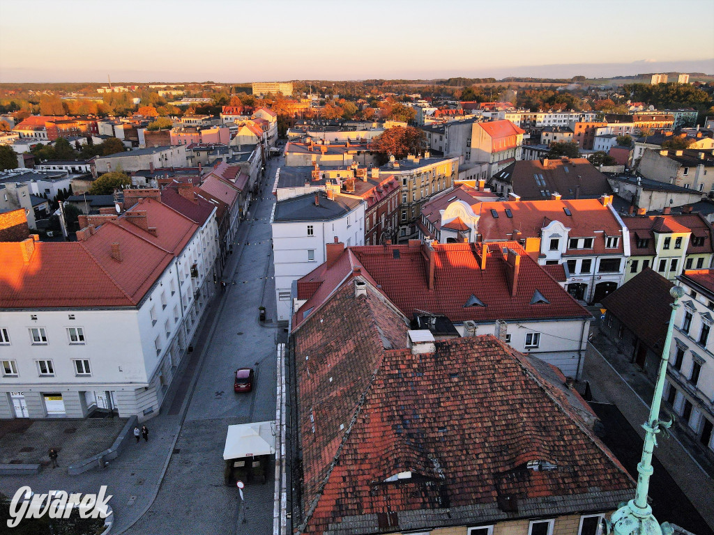 Tarnowskie Góry. Widok z wysokości wieży ratusza