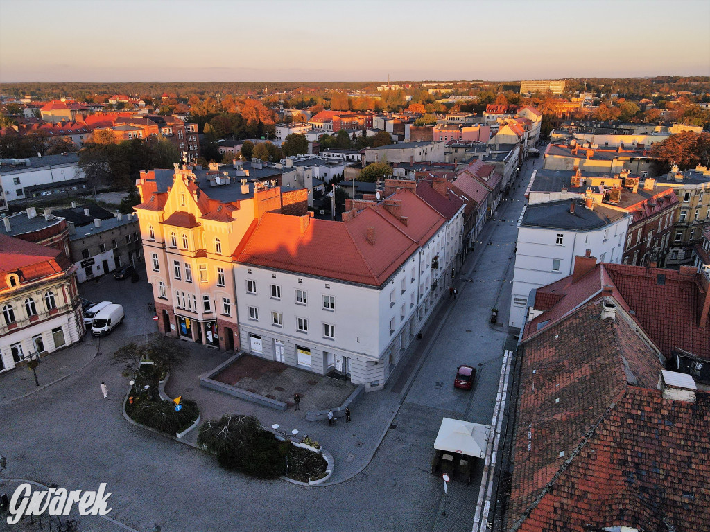 Tarnowskie Góry. Widok z wysokości wieży ratusza