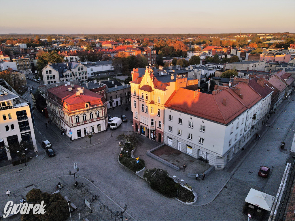 Tarnowskie Góry. Widok z wysokości wieży ratusza