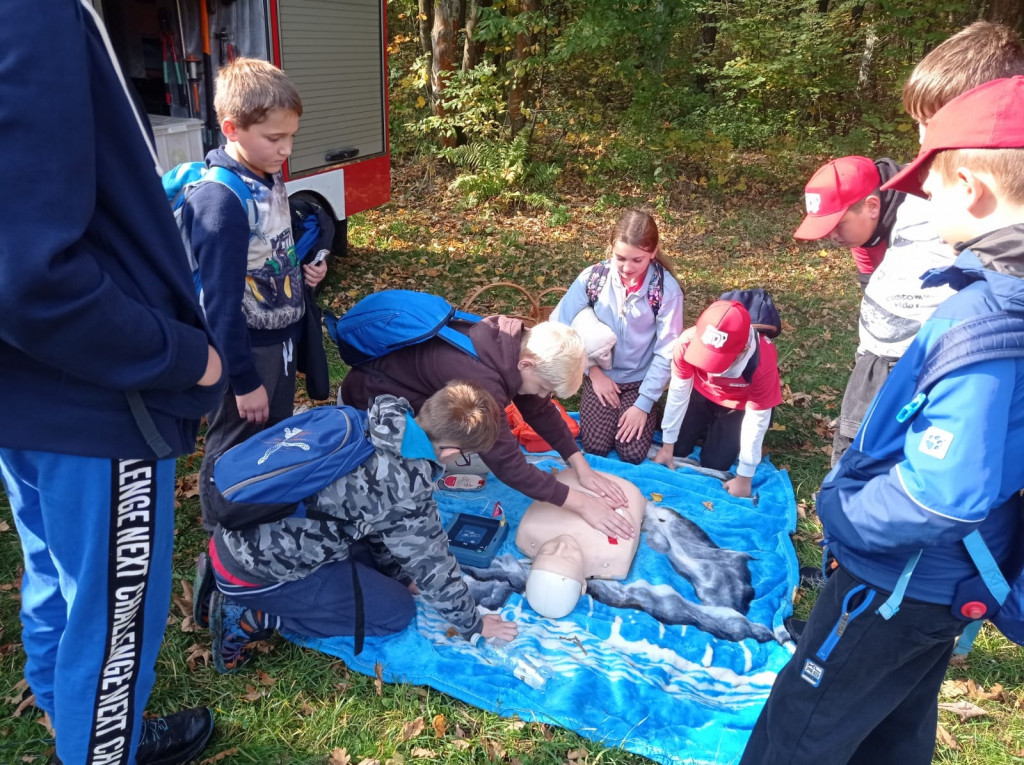 Podchody młodych druhów w Świniowicach