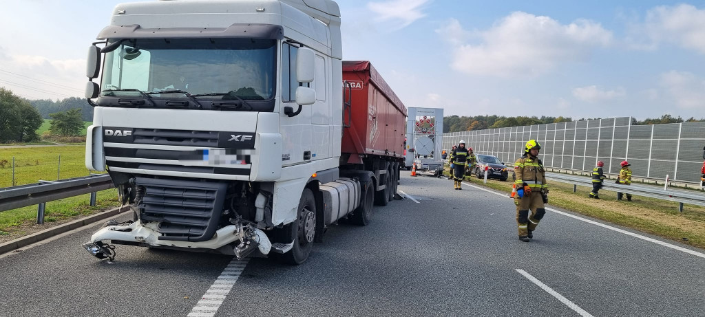 Wypadek na autostradzie A1