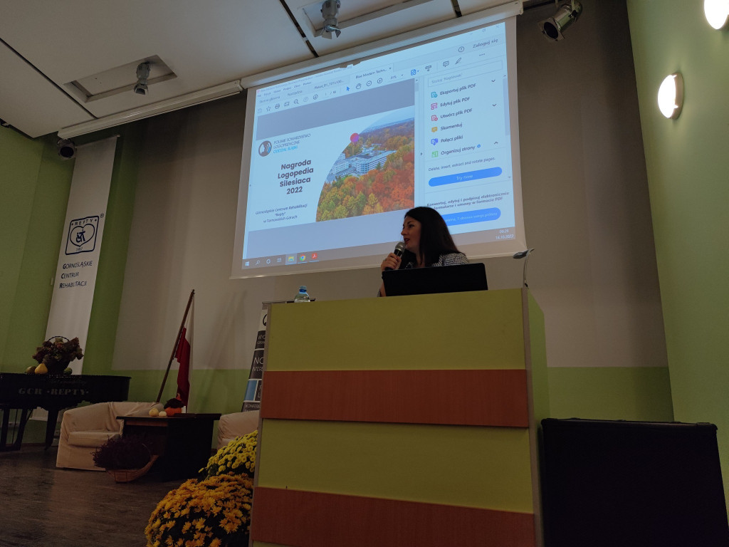 Konferencja logopedyczna w GCR Repty