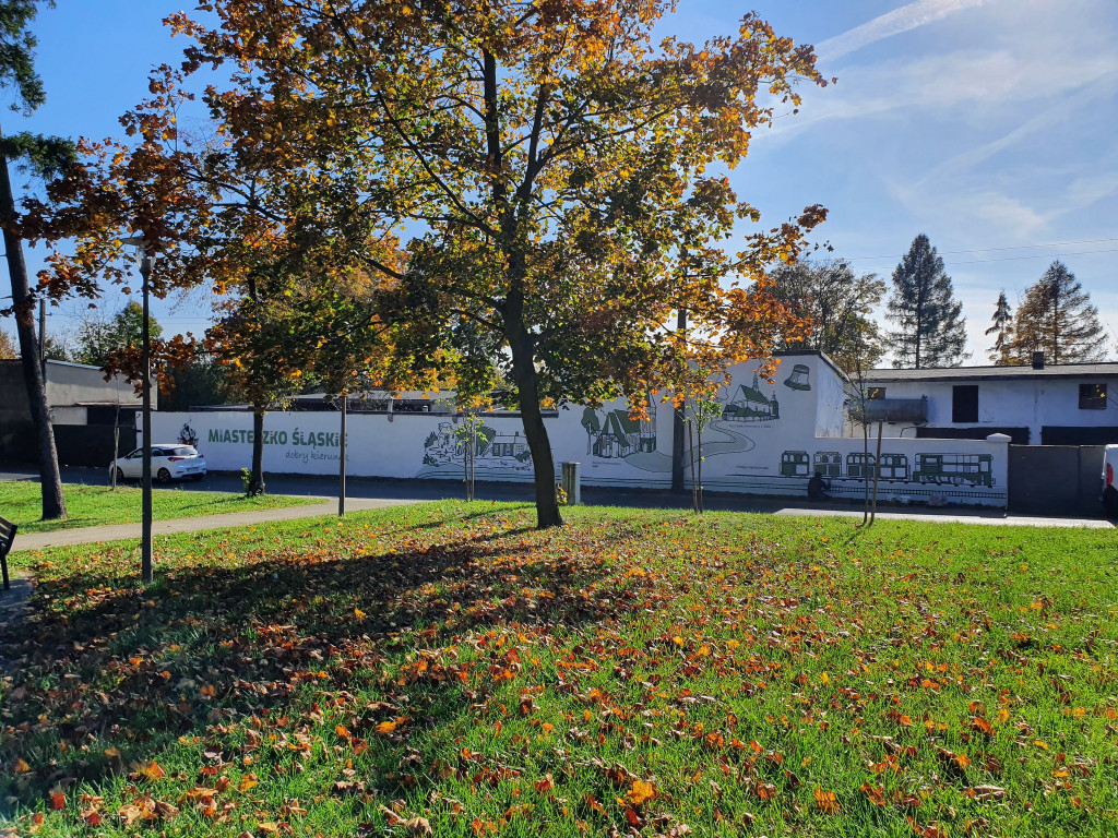 Miasteczko Śląskie. Pierwszy mural w mieście