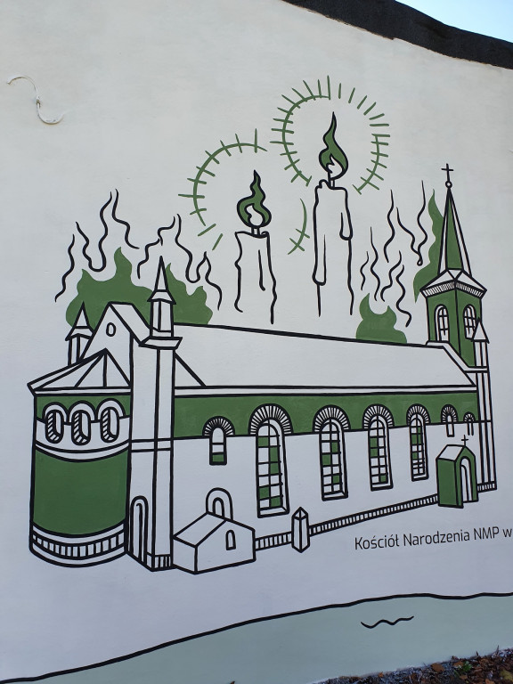 Miasteczko Śląskie. Pierwszy mural w mieście