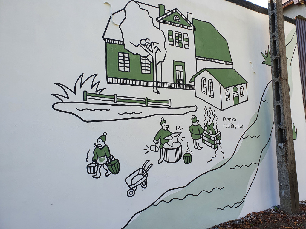 Miasteczko Śląskie. Pierwszy mural w mieście