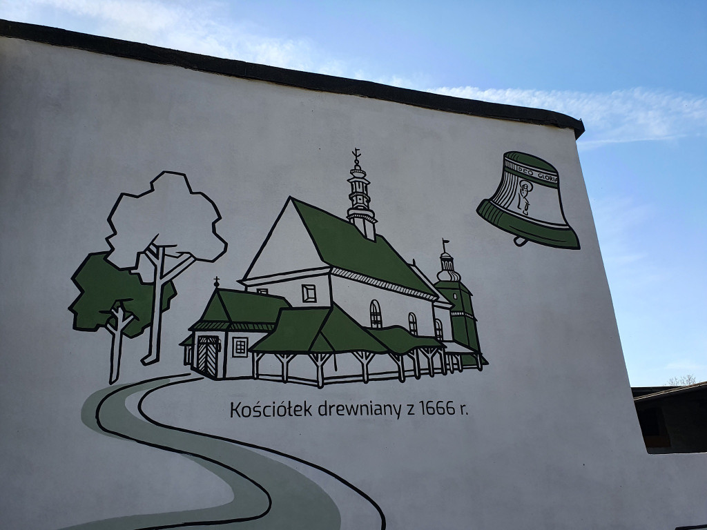 Miasteczko Śląskie. Pierwszy mural w mieście
