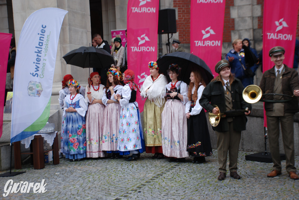 Świerklaniec. Kawaleryjski hubertus w parku