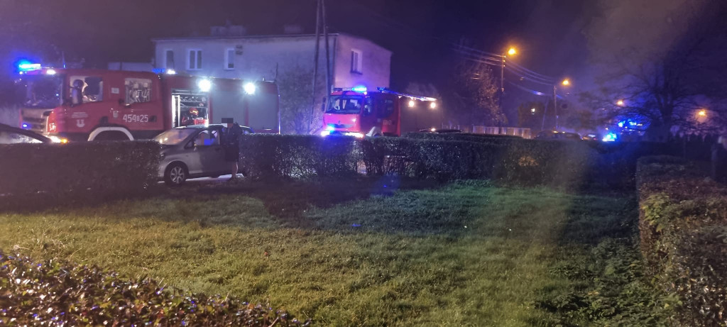 Łubie (gmina Zbrosławice). Pożar mieszkania