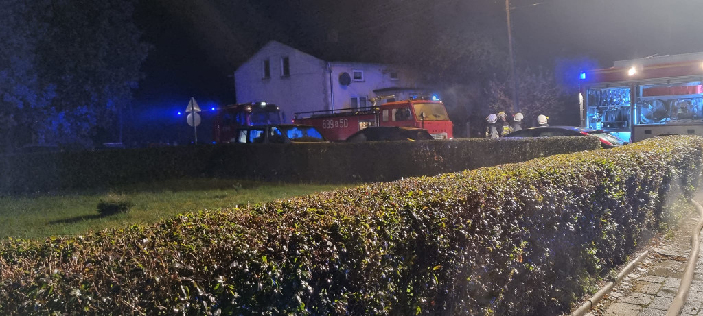 Łubie (gmina Zbrosławice). Pożar mieszkania