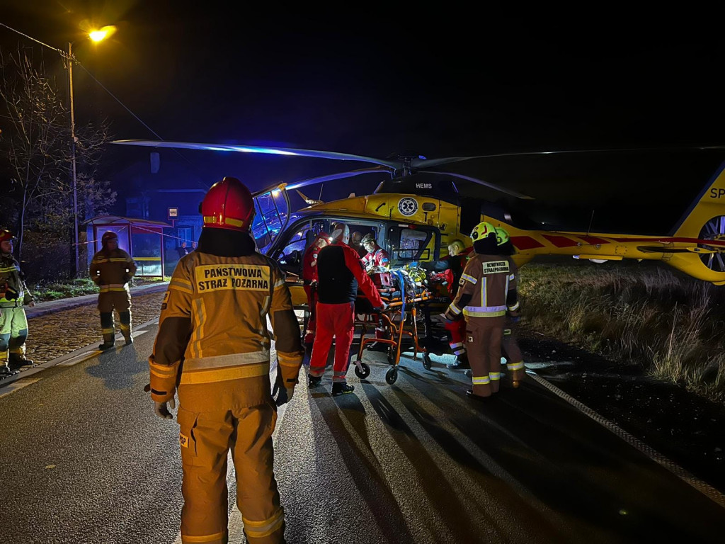 Śmiertelny wypadek na DK 11 w Brynku