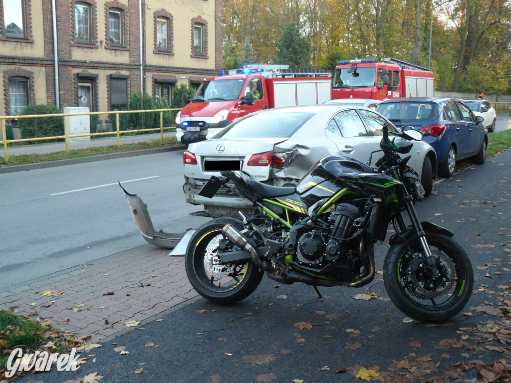 Tarnowskie Góry. Zderzenie motocykla i osobówki