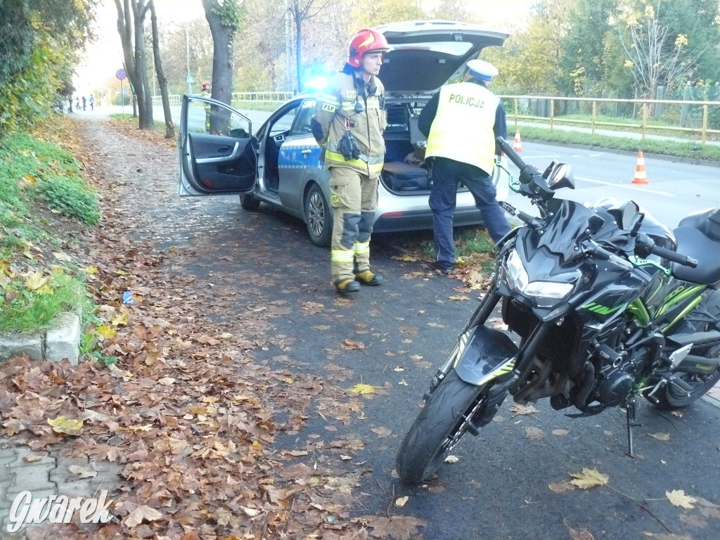 Tarnowskie Góry. Zderzenie motocykla i osobówki