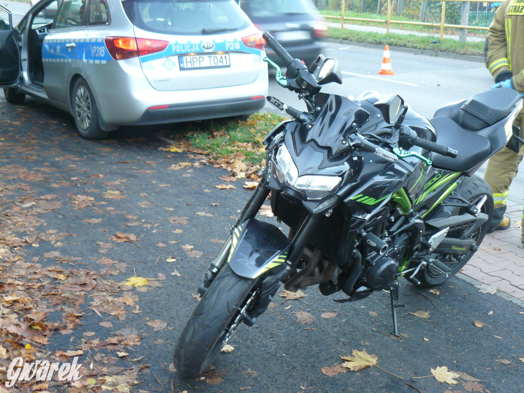 Tarnowskie Góry. Zderzenie motocykla i osobówki