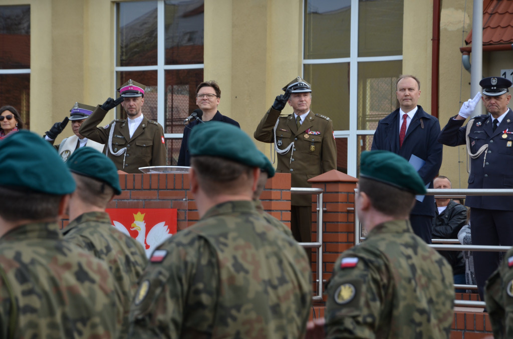 Tarnowskie Góry. Uroczysta przysięga wojskowa