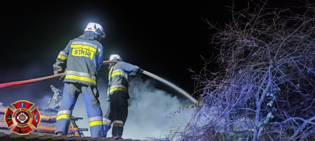 Pożar na ogródkach. 8 zastępów straży w akcji