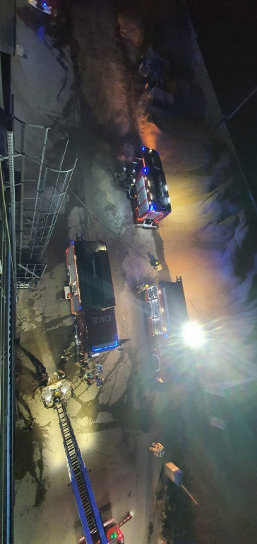 Paliła się suszarnia kukurydzy