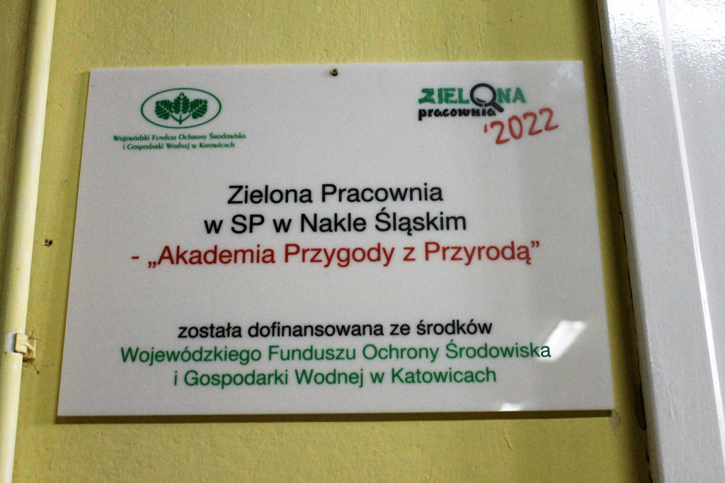 Zielona Pracownia w szkole w Nakle Śląskim