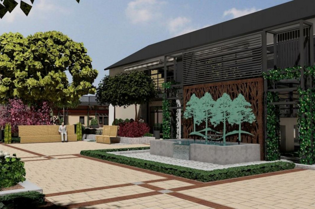 Przebudowa ul. 1 Maja w Kaletach. Wizualizacja