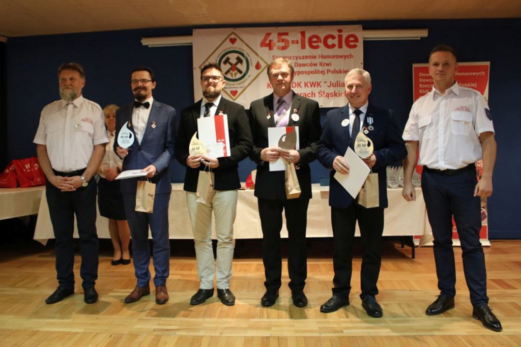 45-lecie klubu honorowych dawców krwi