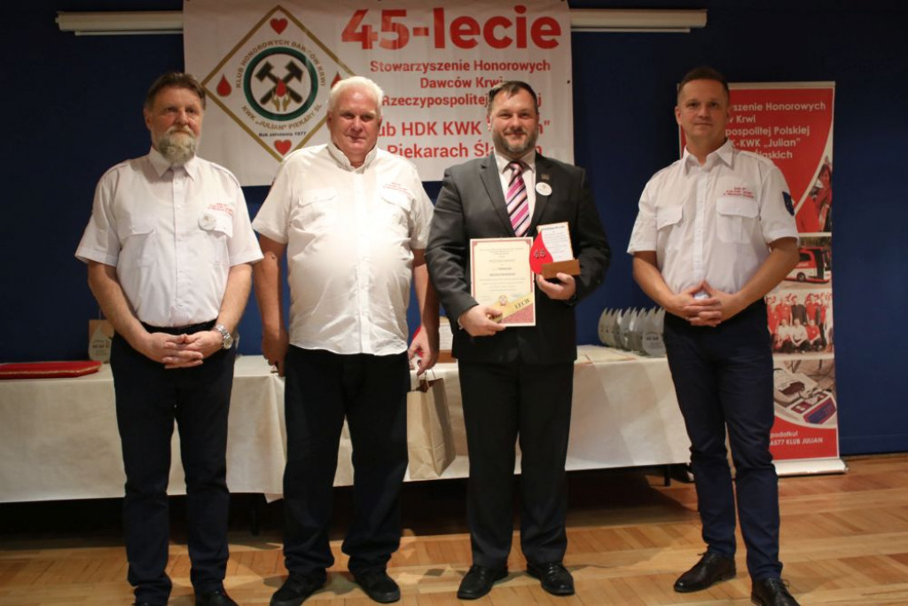 45-lecie klubu honorowych dawców krwi