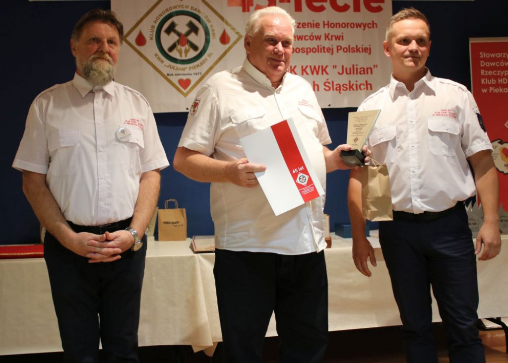 45-lecie klubu honorowych dawców krwi