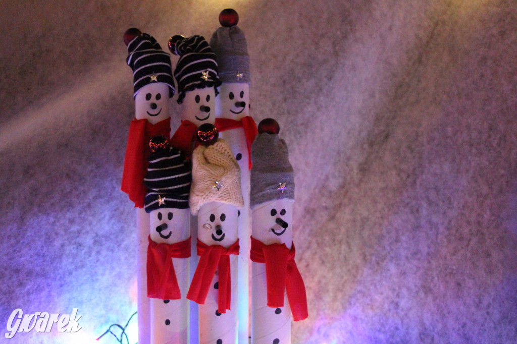 Ogród świąteczny przy burgerowni Wyrąbane