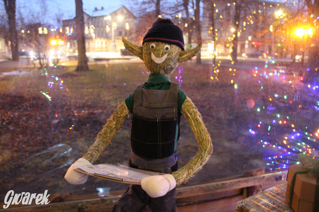 Ogród świąteczny przy burgerowni Wyrąbane