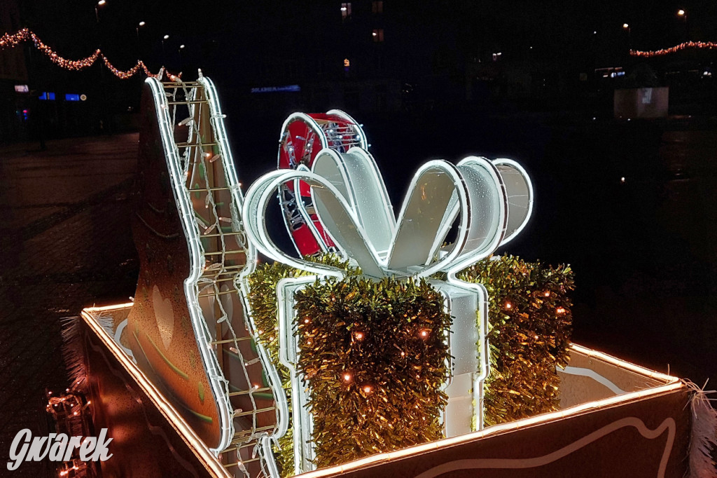 Świąteczny nastrój na rynku w Bytomiu