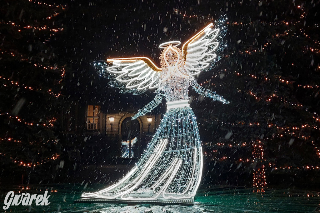 Świąteczny nastrój na rynku w Bytomiu