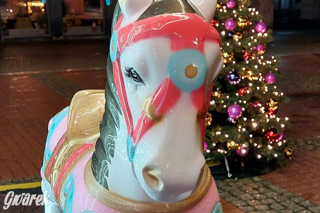 Świąteczny nastrój na rynku w Bytomiu