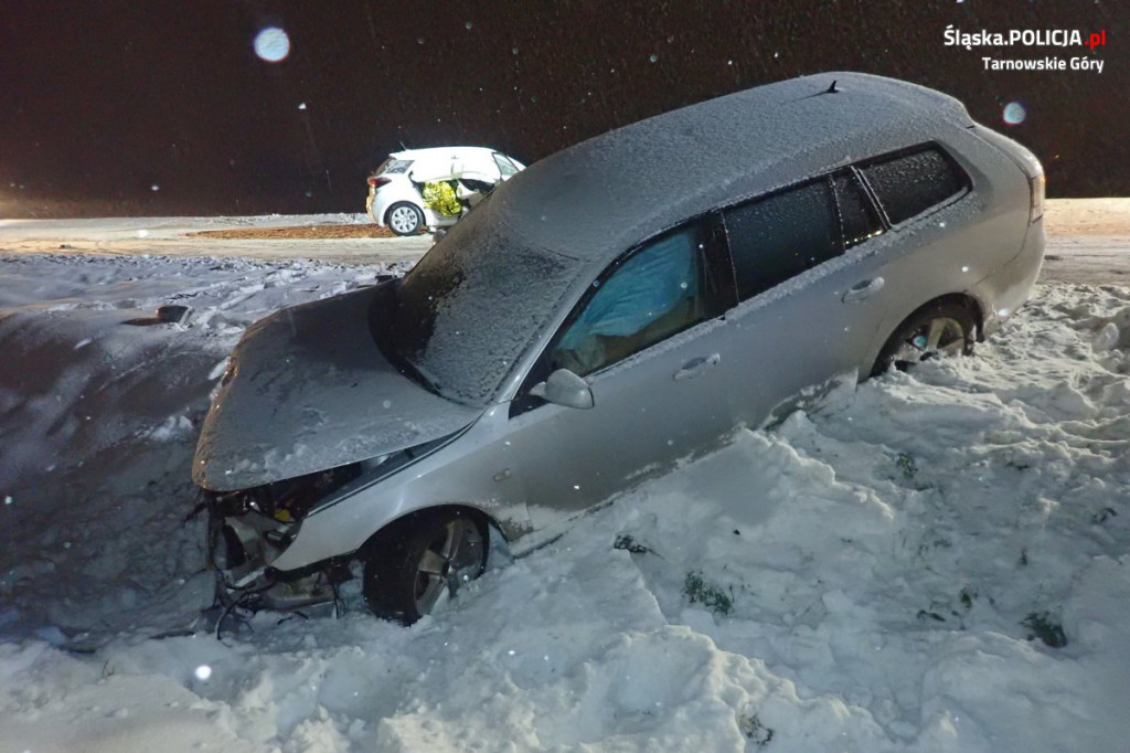 Wypadek na krajowej drodze