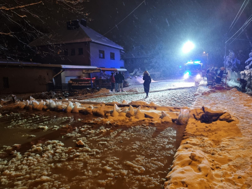 Zagrożonych zalaniem było 40 posesji