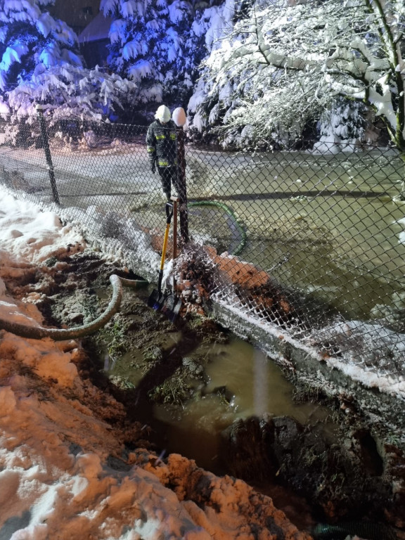 Zagrożonych zalaniem było 40 posesji