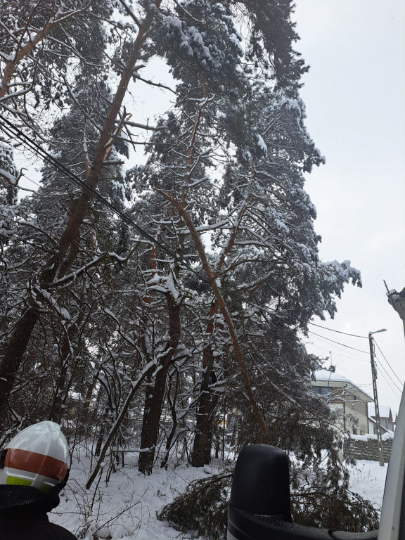 Powiat tarnogórski. Zimowe wyjazdy strażaków