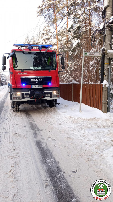 Powiat tarnogórski. Zimowe wyjazdy strażaków