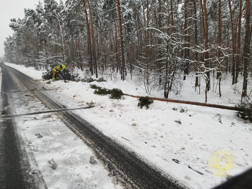 Powiat tarnogórski. Zimowe wyjazdy strażaków