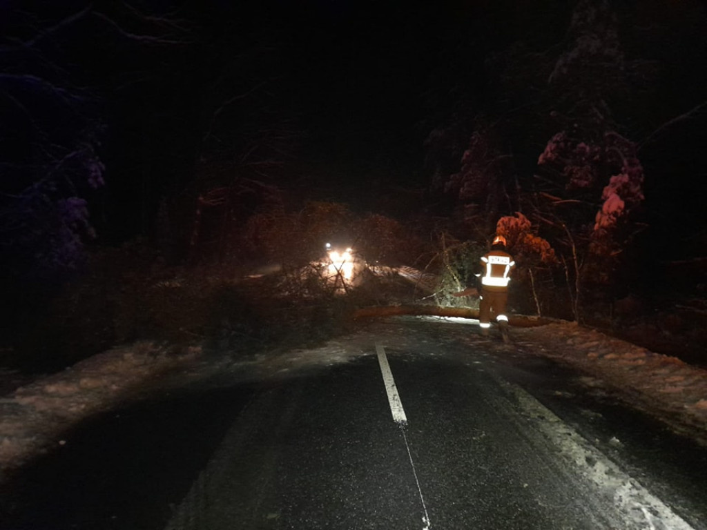 Powiat tarnogórski. Zimowe wyjazdy strażaków