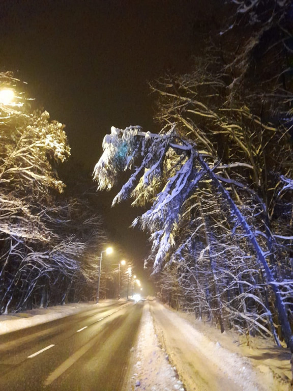 Powiat tarnogórski. Zimowe wyjazdy strażaków